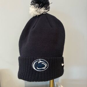 Penn State Nike Beanie Winter Hat Removable Pom